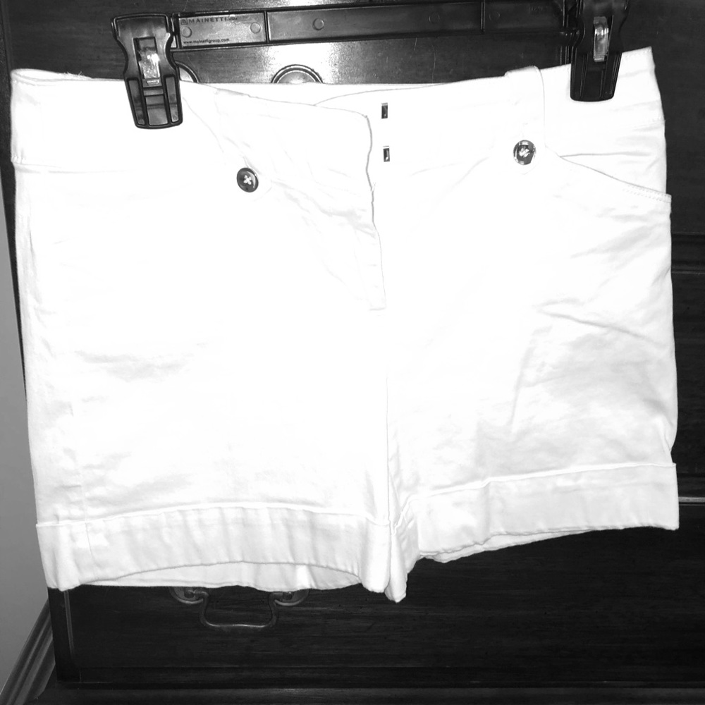 White House Black Market White Shorts